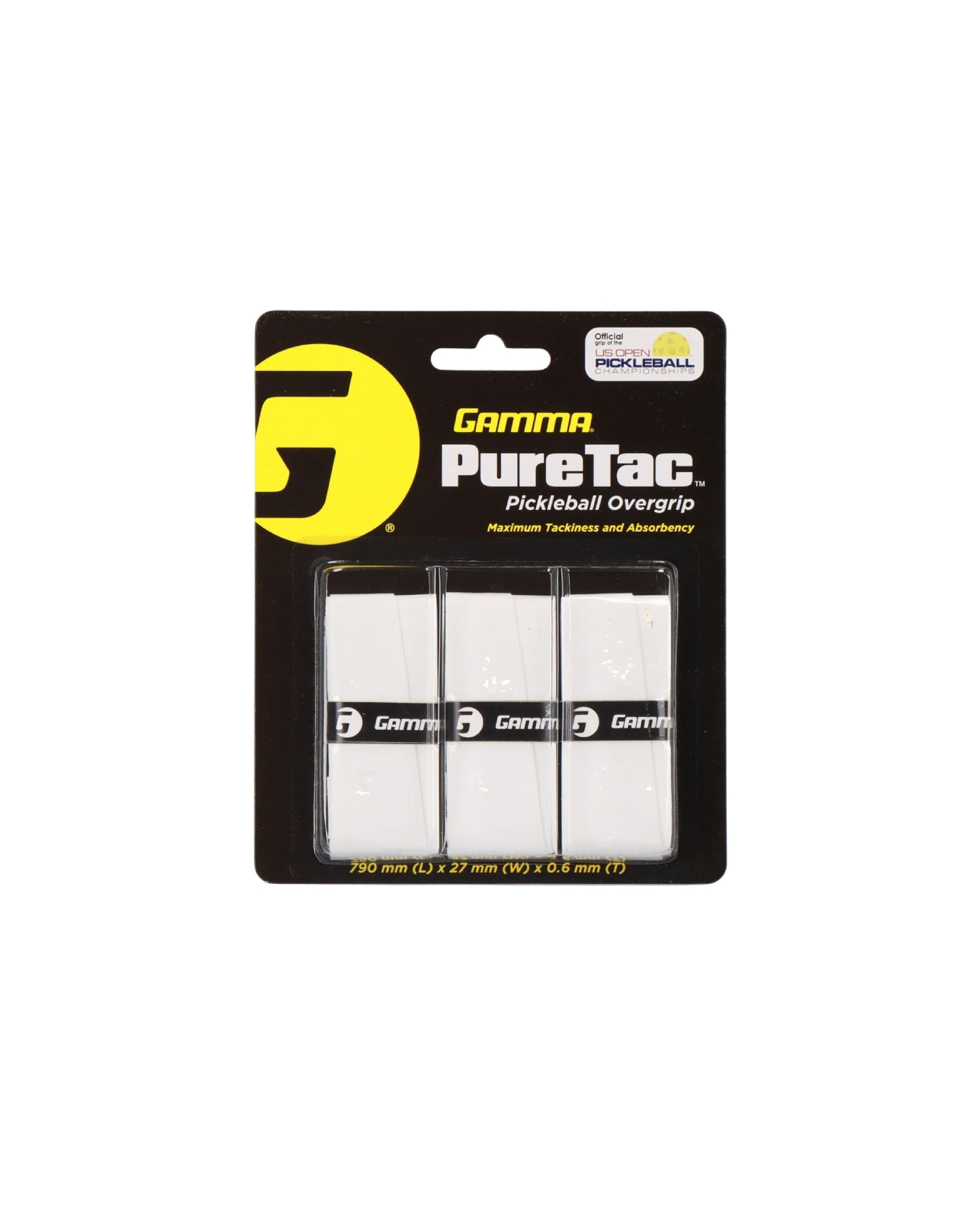 GAMMA PureTac Pickleball Overgrip - 3-Pack